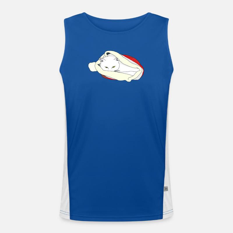 Chat de Noël Débardeur respirant contrasté Homme 