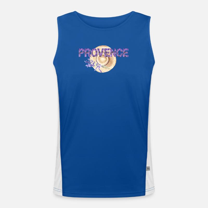 Summer in Provence Men's Functional Contrast Tank Top 