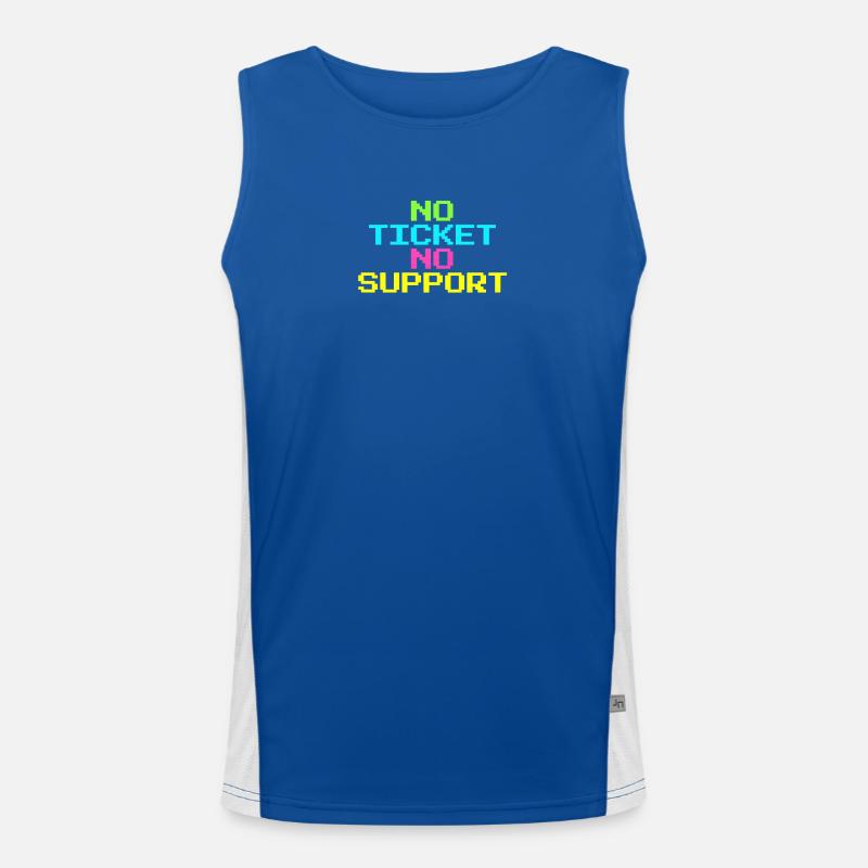 Support technique du support administrateur système Débardeur respirant contrasté Homme 