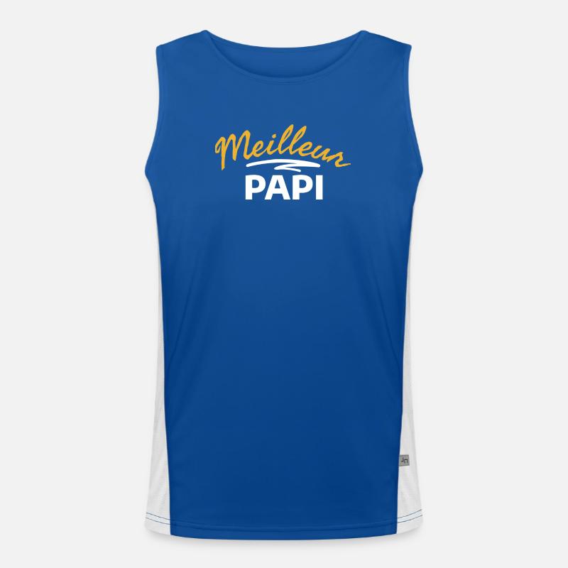 Opa Design mit humorvoller Botschaft Funktionelles Kontrast-Tank Top für Männer 