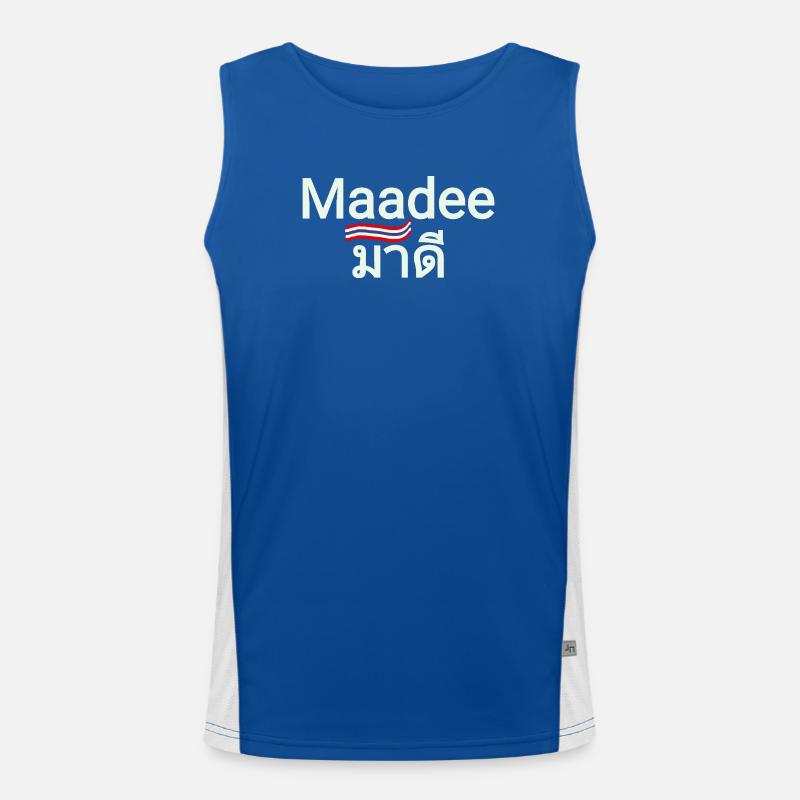 Madee Thailand  Funktionelles Kontrast-Tank Top für Männer 