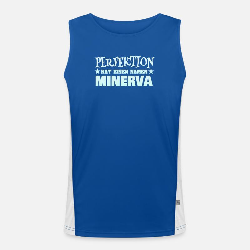 Frauenname Mi Funktionelles Kontrast-Tank Top für Männer 