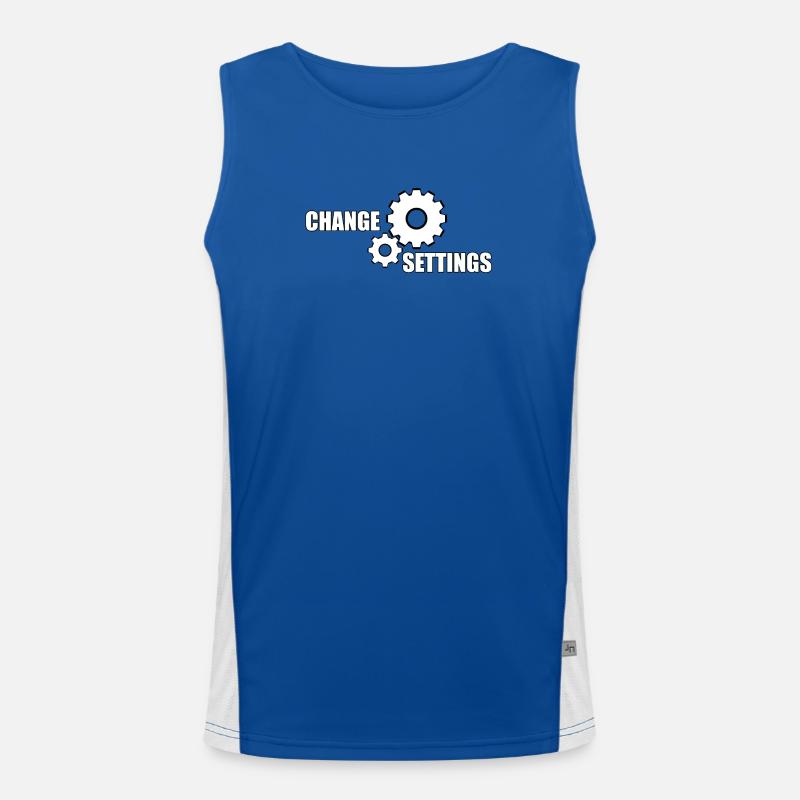 CHANGE SETTINGS Men's Functional Contrast Tank Top 