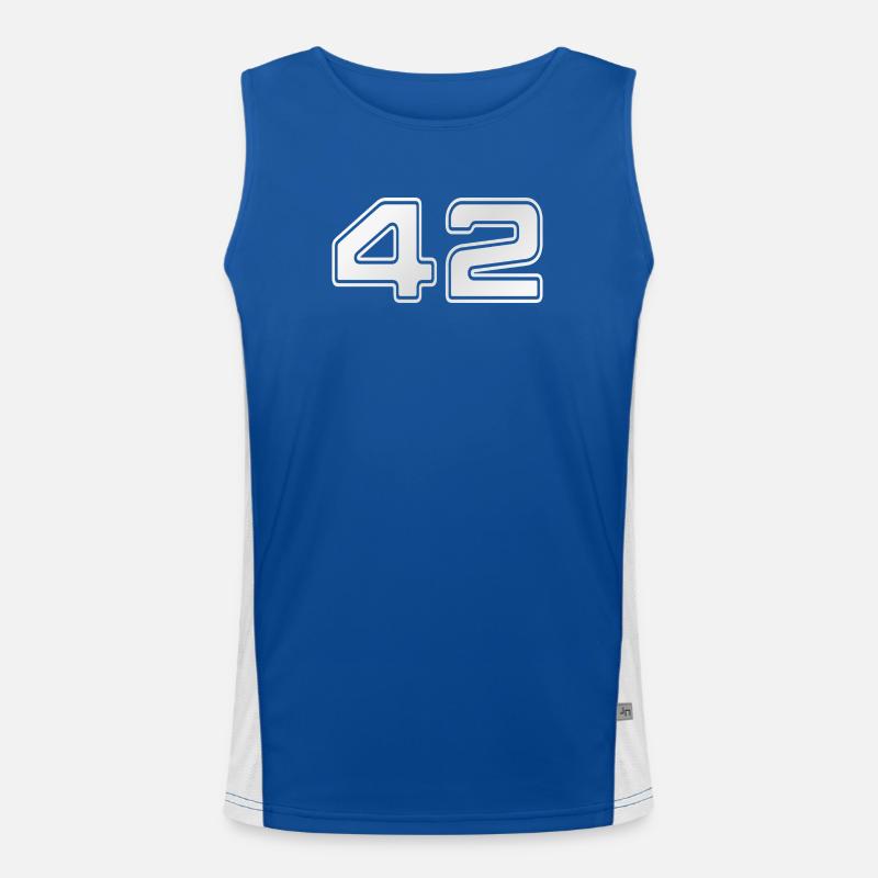 NERDY forever - 42 Men's Functional Contrast Tank Top 