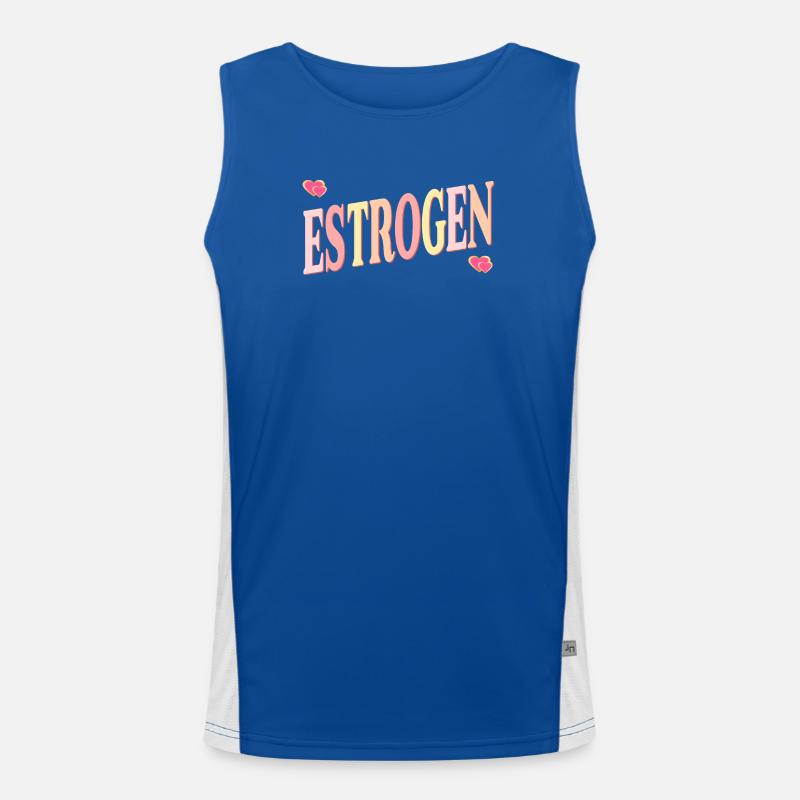 ESTROGEN MENOPAUSE Men's Functional Contrast Tank Top 