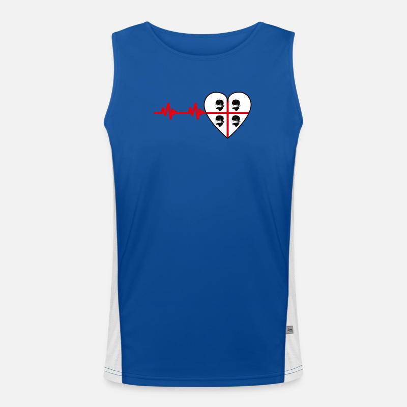 4 Mori Masked Pulse Men's Functional Contrast Tank Top 