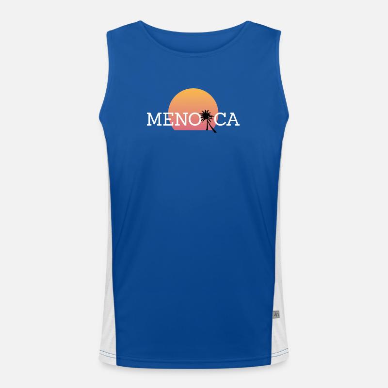 Menorca Funktionelles Kontrast-Tank Top für Männer 