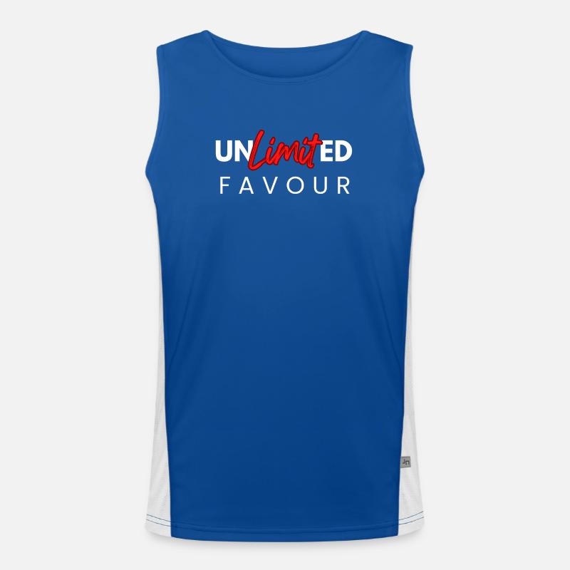 Faveur illimitée Débardeur respirant contrasté Homme 