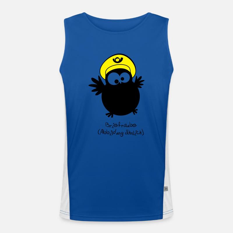 EULE // Brieftaube (Abbildung ähnlich) Funktionelles Kontrast-Tank Top für Männer 