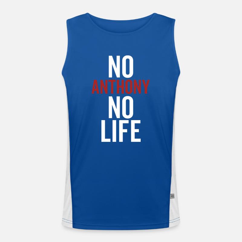 Pas d’Anthony Pas de vie Débardeur respirant contrasté Homme 