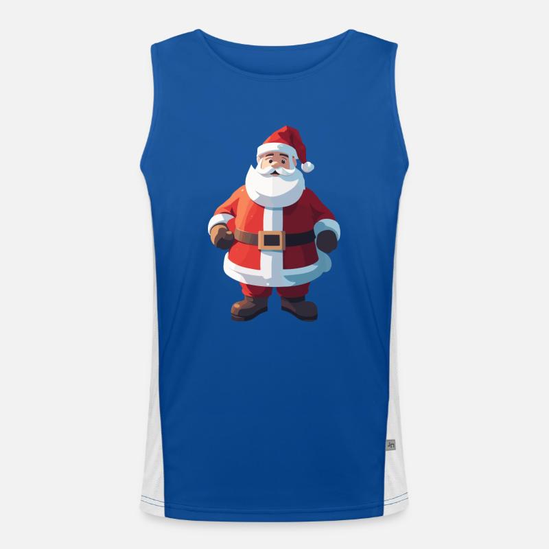 Père Noël Low Poly Noël Débardeur respirant contrasté Homme 