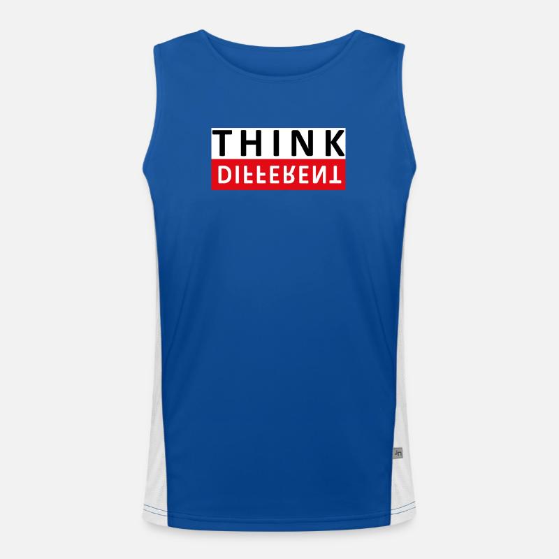 Think Different Funktionelles Kontrast-Tank Top für Männer 