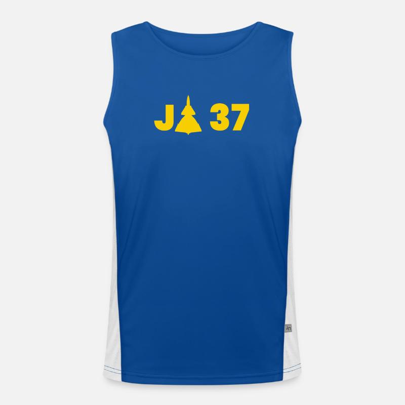 JA 37 Viggen Débardeur respirant contrasté Homme 