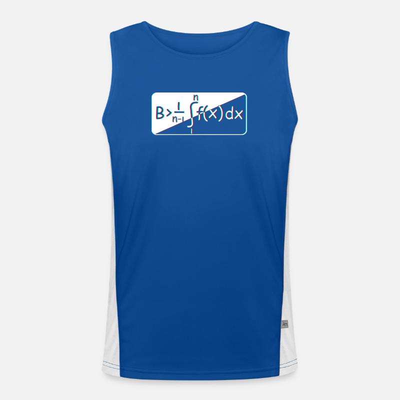 Mathematiker Mathe mathematisch Mathematik Funktionelles Kontrast-Tank Top für Männer 