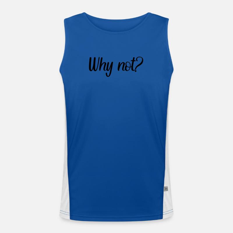 Why not? Men's Functional Contrast Tank Top 