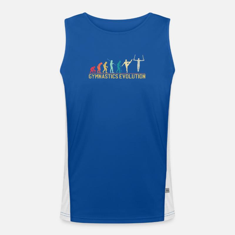 Gymnastics Evolution Graphic Tee Men's Functional Contrast Tank Top 