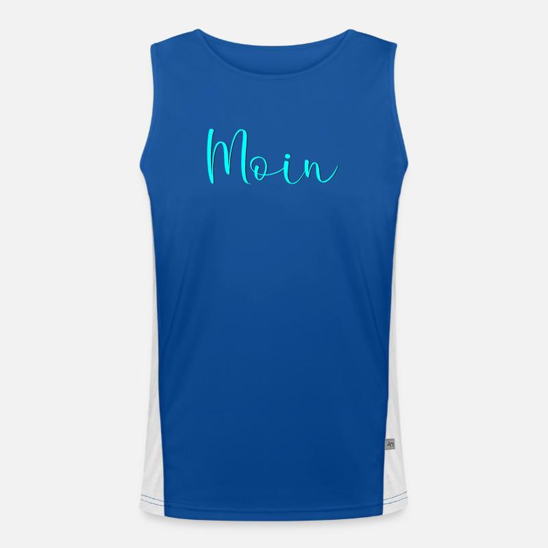 MOIN Funktionelles Kontrast-Tank Top für Männer 