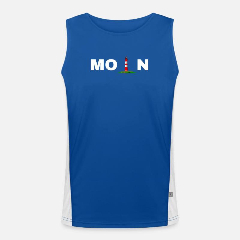 Moin Funktionelles Kontrast-Tank Top für Männer 