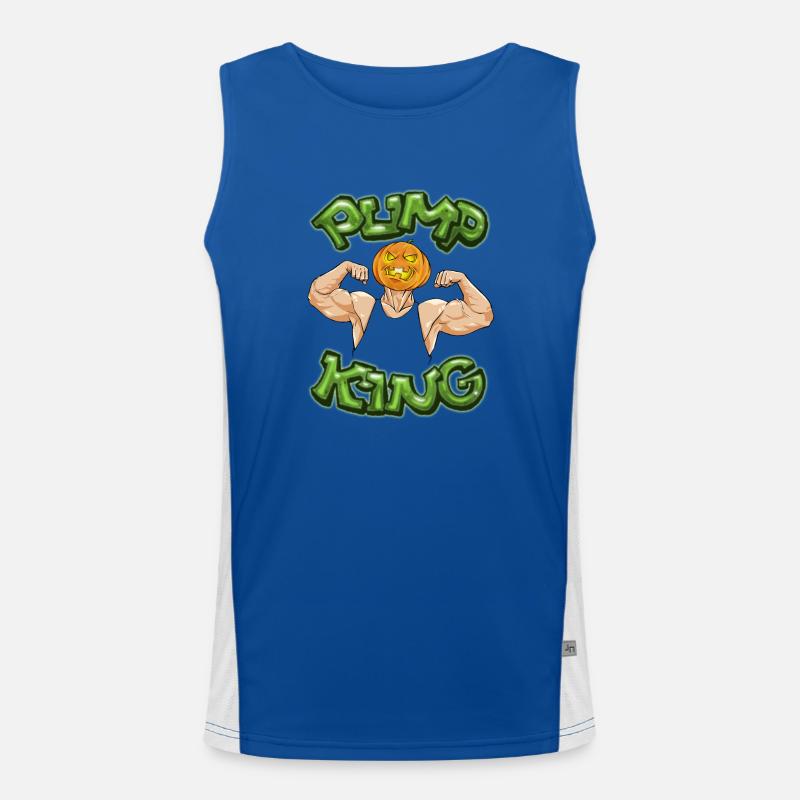 Pump King Men's Functional Contrast Tank Top 