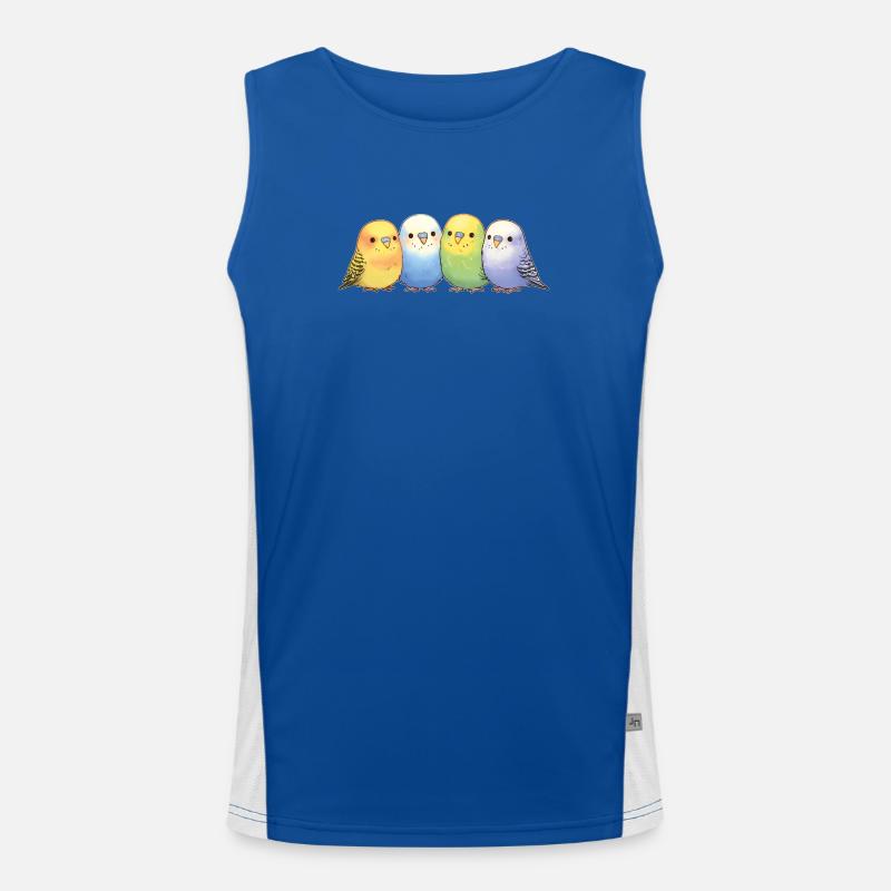 Budgie group Men's Functional Contrast Tank Top 