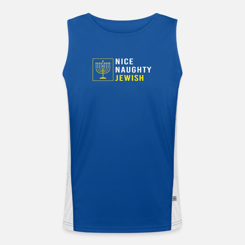 Hanoukka Hanoukka Hanoukka Débardeur respirant contrasté Homme 