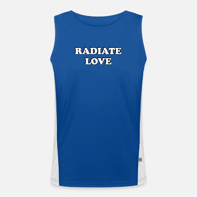 Radiate Love Men's Functional Contrast Tank Top 