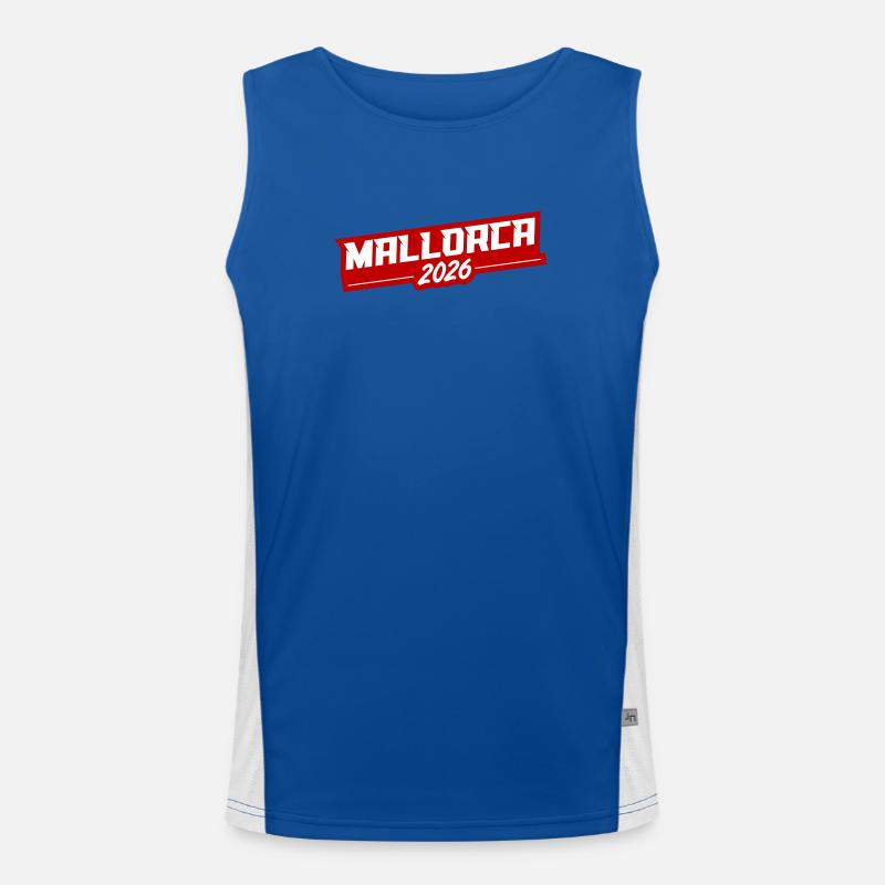 Mallorca 2026 Men's Functional Contrast Tank Top 