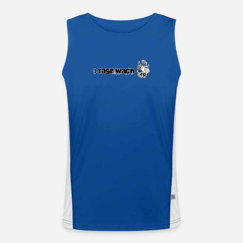 3 Tage wach! Funktionelles Kontrast-Tank Top für Männer 