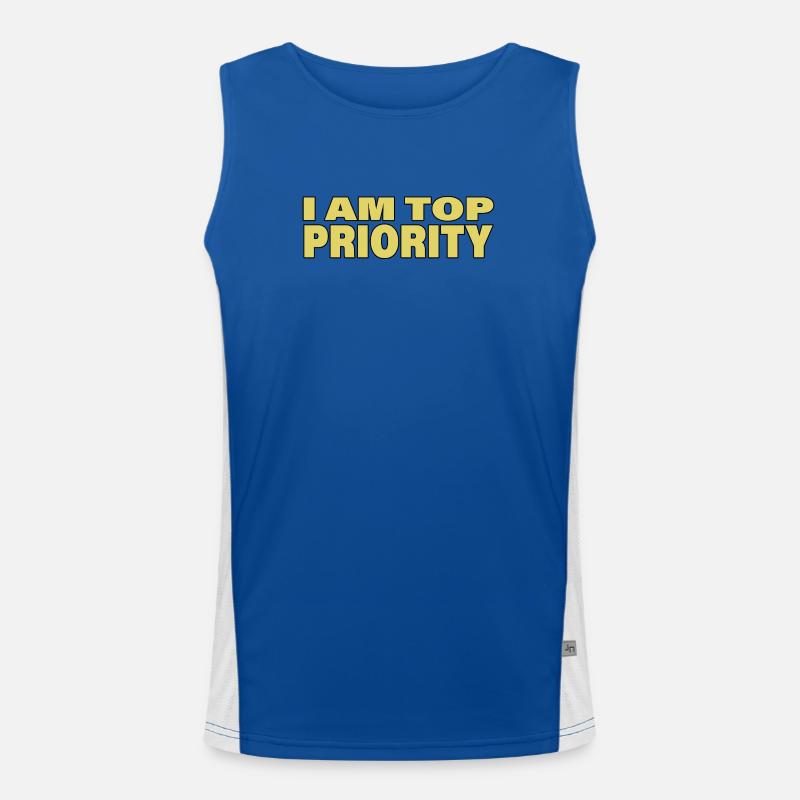 TOP PRIORITY Funktionelles Kontrast-Tank Top für Männer 