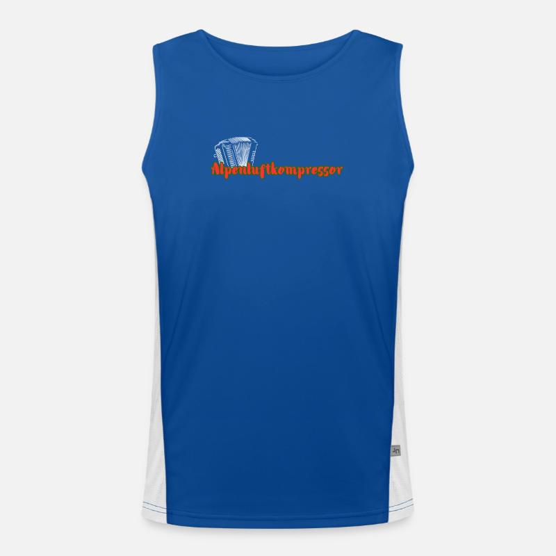 Alpenluftkompressor_2 Débardeur respirant contrasté Homme 
