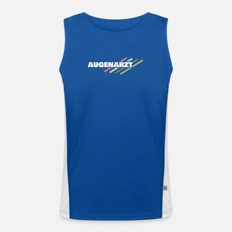 Augenarzt Funktionelles Kontrast-Tank Top für Männer 