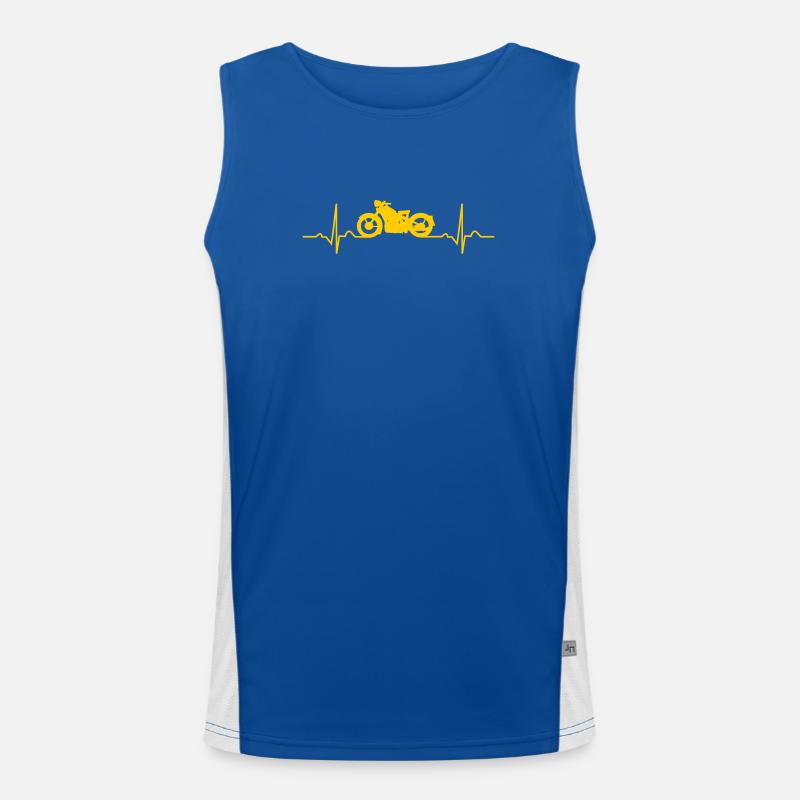 Nimbus Heartbeat Funktionelles Kontrast-Tank Top für Männer 