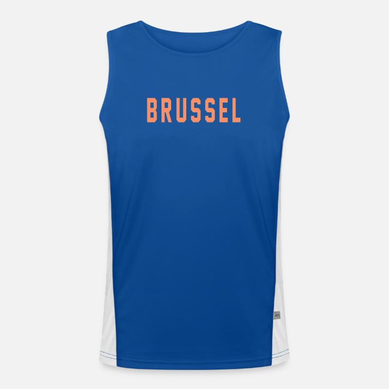 Brussels Men's Functional Contrast Tank Top 