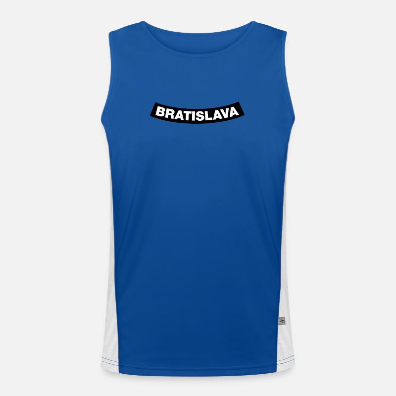 Bratislava Chapter Element (JGA MC-Rocker-Design) Men's Functional Contrast Tank Top 