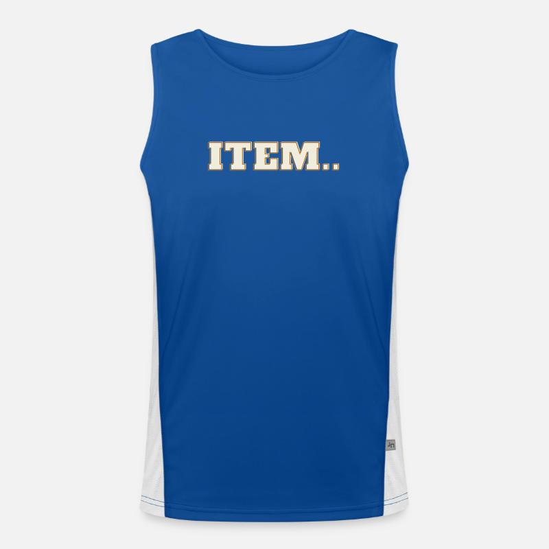 Item - Berndeutscher Ausdruck für auso... oder so Funktionelles Kontrast-Tank Top für Männer 