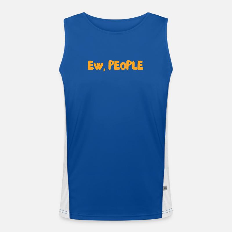Igitt, Leute Funktionelles Kontrast-Tank Top für Männer 