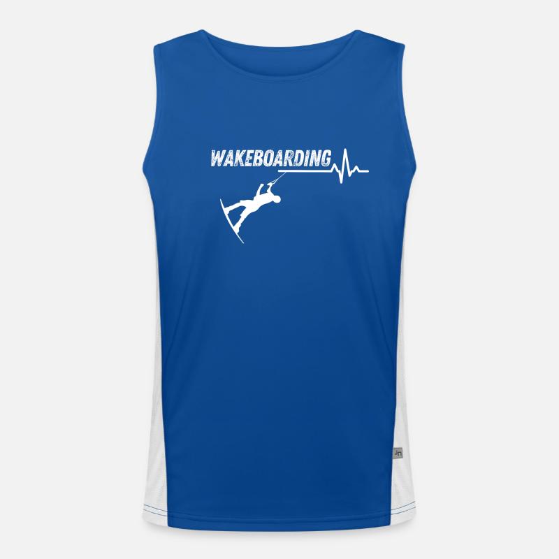 Wakeboarden Funktionelles Kontrast-Tank Top für Männer 