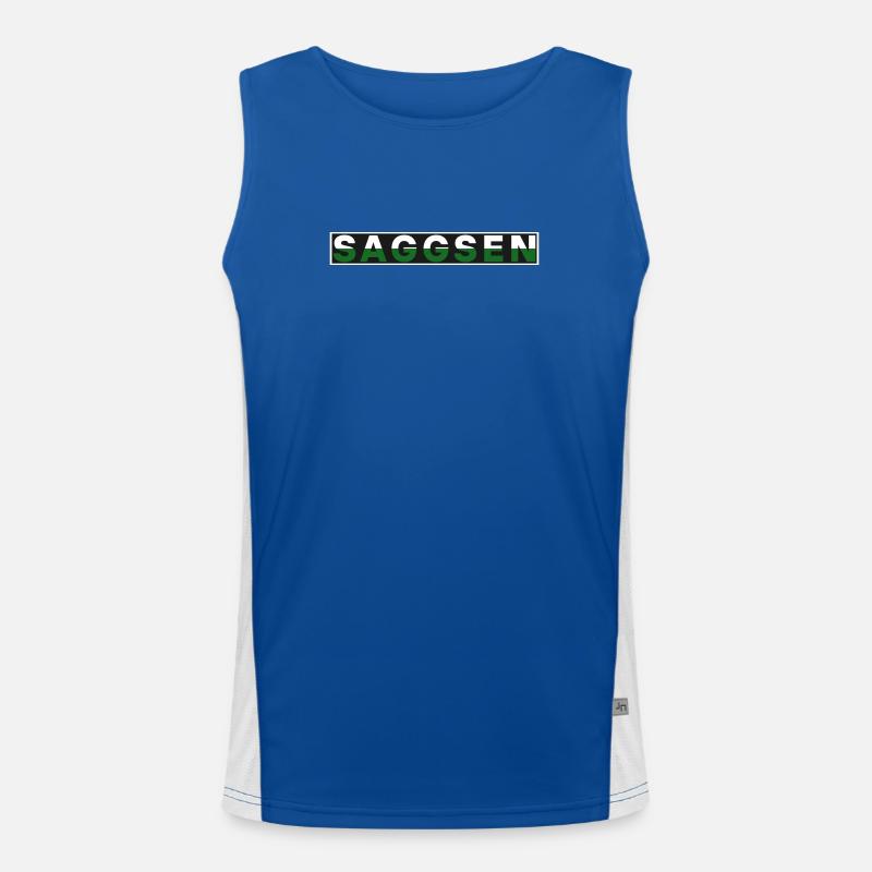 Saxony / Saggsen Men's Functional Contrast Tank Top 
