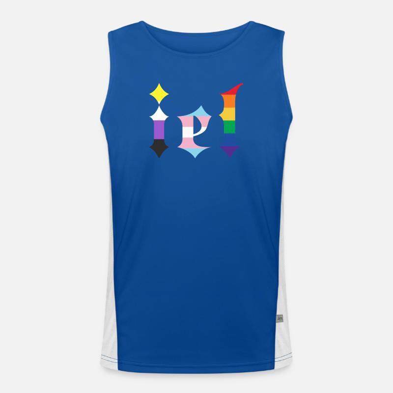 Gothic Men's Functional Contrast Tank Top 