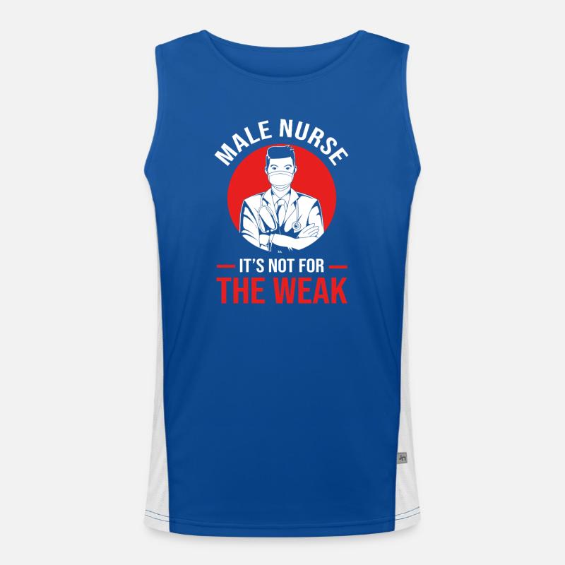 Krankenpfleger Krankenhaus Pfleger Geschenk Funktionelles Kontrast-Tank Top für Männer 