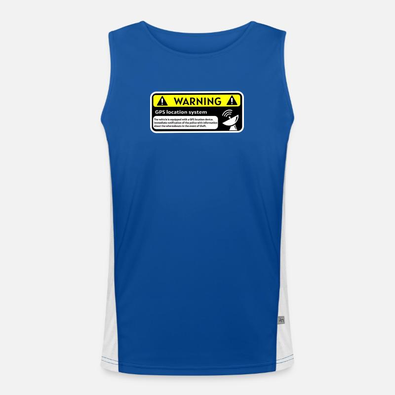 Dash Cam Men's Functional Contrast Tank Top 