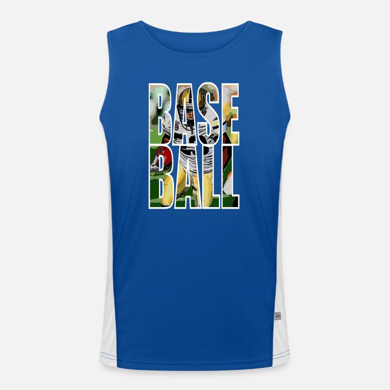 BASEBALL Funktionelles Kontrast-Tank Top für Männer 
