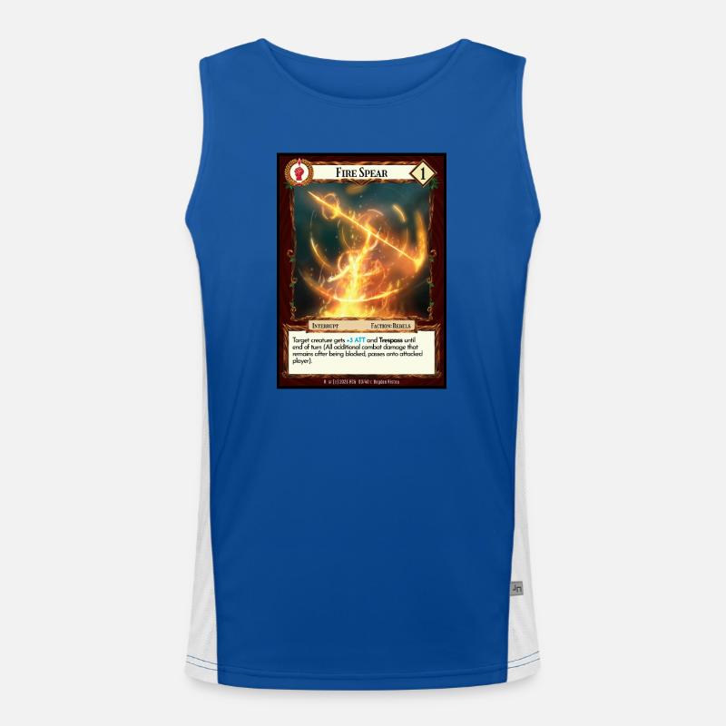 Lance de feu Débardeur respirant contrasté Homme 