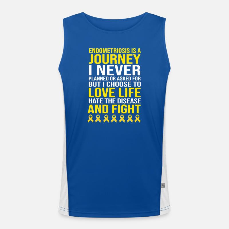 Endometriosis Men's Functional Contrast Tank Top 