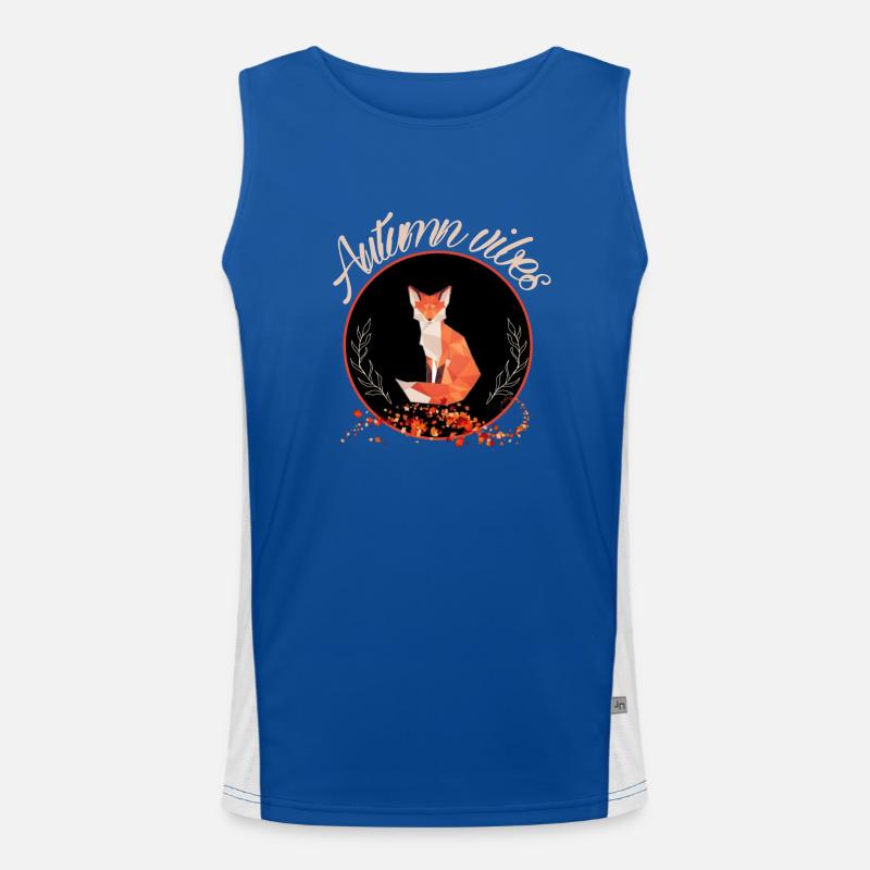 Autumn Vibes Funktionelles Kontrast-Tank Top für Männer 