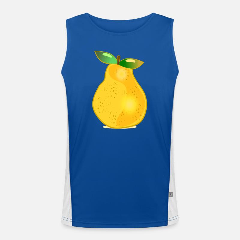 FRUIT RIPE PEAR Men's Functional Contrast Tank Top 