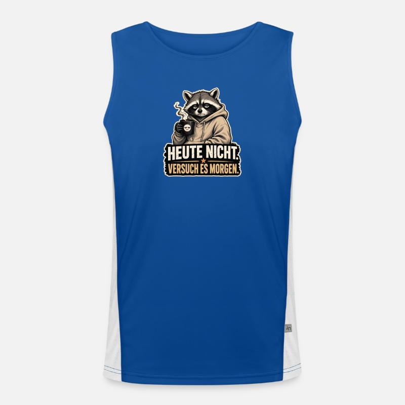 not today Men's Functional Contrast Tank Top 