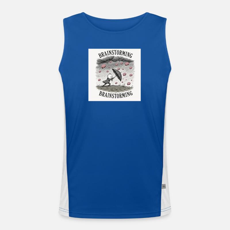 Brainstorming Funktionelles Kontrast-Tank Top für Männer 