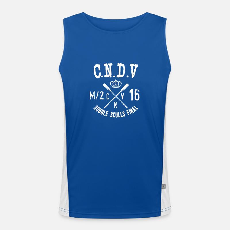 CNDV Rowing double sculls final Débardeur respirant contrasté Homme 