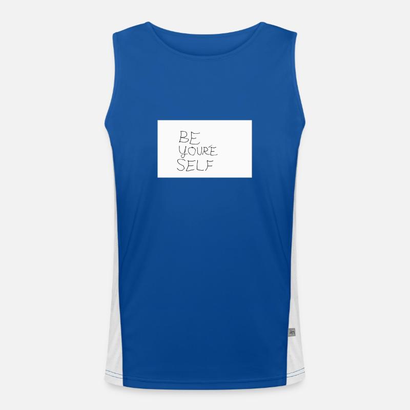 Sei du selbst Funktionelles Kontrast-Tank Top für Männer 